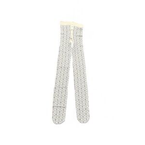 Japanese Cream Kawaii Geometric Bow 120D Velvet Tights